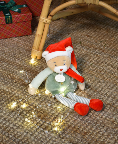 DOUDOU - Christmas pixy plush with house, Doudou et Compagnie, 27 cm, Farceur Cotillon