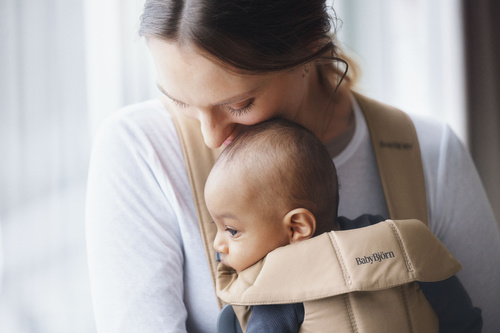 BABYBJÖRN - BABY CARRIER MINI, Beige Woven