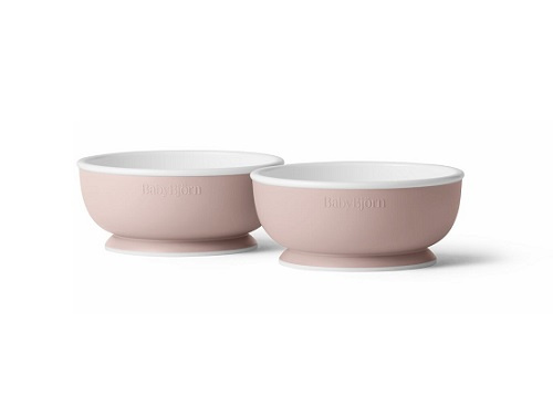 BABYBJORN - Baby Bowl, 2-pack, Powder Pink