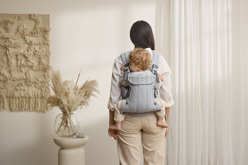 BABYBJORN - Baby Carrier Harmony, Woven, Light grey mélange