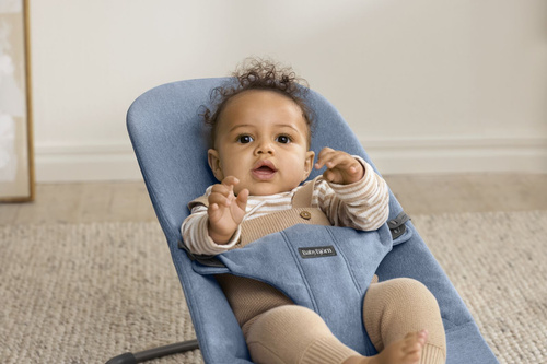 BABYBJÖRN - Bouncer BLISS Woven - Mélange, Blue