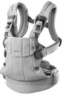 BABYBJORN - Baby Carrier Harmony, Woven, Light grey mélange