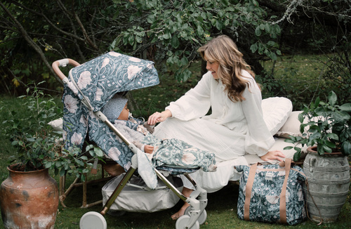 Elodie Details - MONDO stroller - Pimpernel + Carry Cot - Moonshell SET