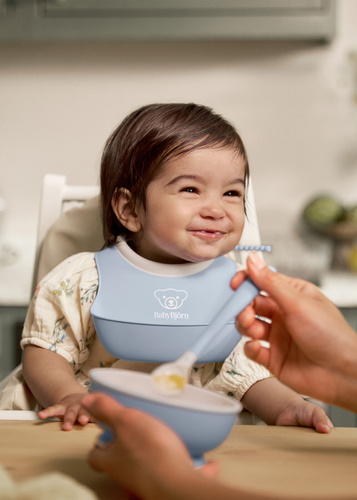 BABYBJORN - Dinnerware Set, 8 pcs - Powder Blue