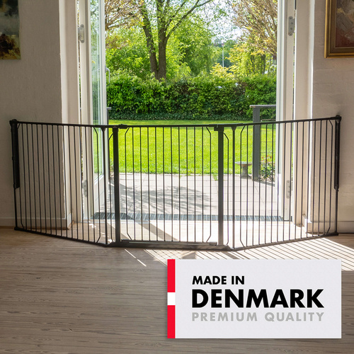 Baby Dan - Carl Wide X outdoor safety gate, black