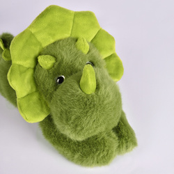 DOUDOU - magnetic plush Podcoll Dinosaur, Histoire d'Ours, 30 cm, green