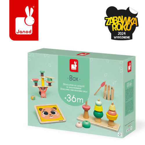 Janod - Set of educational toys Box 36 months