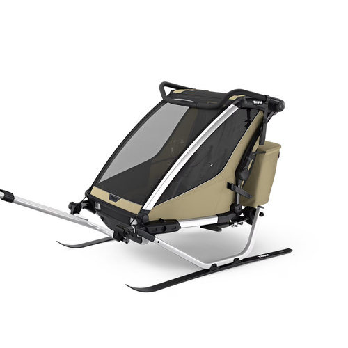 Przyczepka rowerowa dla dziecka, podwójna - Thule Chariot Sport 2 - Black