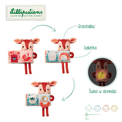 LILLIPUTIENS - Cuddle book Stella the fawn 3m+