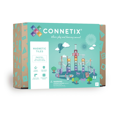 CONNETIX - 106 Piece Pastel Ball Run Pack EU