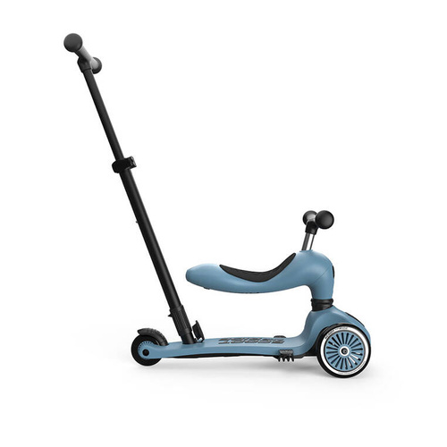 SCOOTANDRIDE - Highwaykick Push and Go 2in1 Ride and scooter 1-5 years Steel