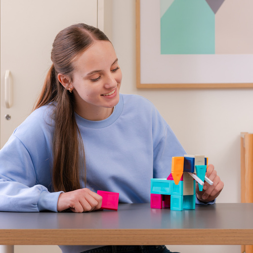 CONNETIX – Magnetic Tiles PRO Build It 4 Ways Animals Pack - 30 pieces