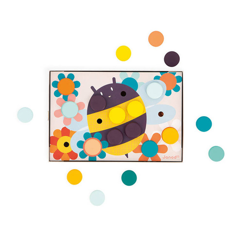 Janod - The first wooden mosaic 2+ puzzle