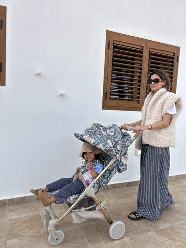 Elodie Details - MONDO stroller - Pimpernel + Carry Cot - Moonshell SET