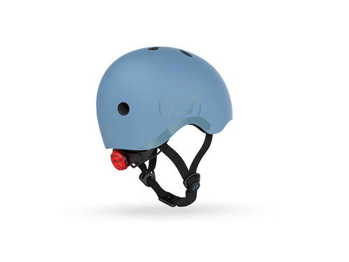 SCOOTANDRIDE - S-M helmet for children 3+ Steel