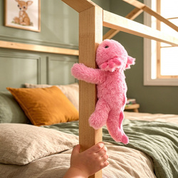 DOUDOU – Podcoll axolotl plush slap bracelet, Histoire d'Ours, pink