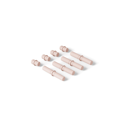 MODU - 8 connector pegs, soft rose