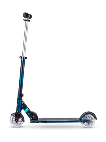 MICRO - two-wheeled scooter for children from 5 years Sprite LED, green purple
