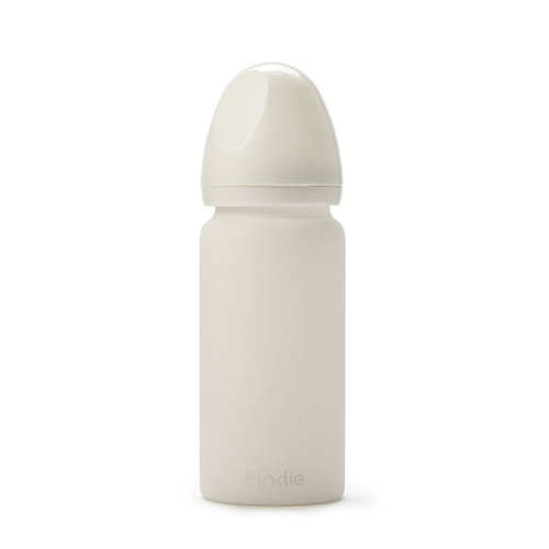 Elodie Details - Glass Feeding Bottle - Vanilla White