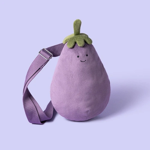 Jellycat - Amuseables Aubergine Bum Bag 28 cm