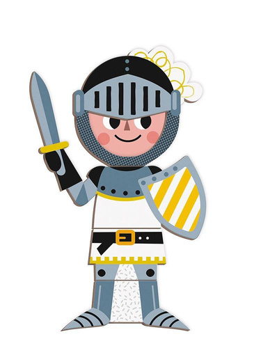 Janod - Magnetic puzzle. Costumes Boy Magnetibook collection 2018