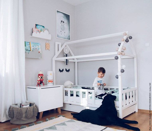 Janod - Wooden magnetic rocket