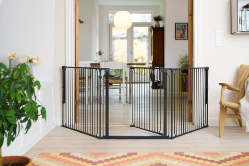 Baby Dan - Carl Wide X outdoor safety gate, black