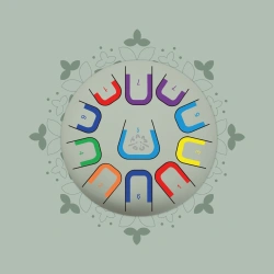 TAMBÚ - large tongue drum Tambú+, 10", 11 tones, earth harmony
