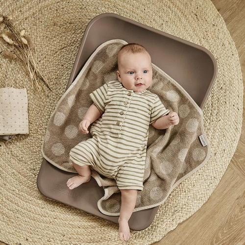 LEANDER - topper for changing mat, mocca