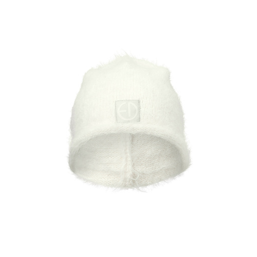 Elodie Details - Furry Knit Beanie - Vanilla White - 2-3 years