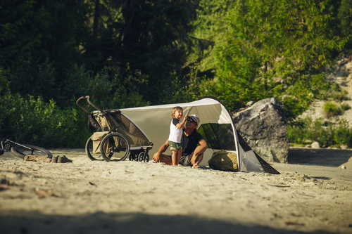 Thule Sun and Wind Tarp - tourist tent, beach tent/cover for trailer and stroller