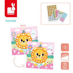 Janod - Large Rhinestones Creative Set My arts & crafts 3+