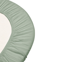 LEANDER - sheet for baby cot 2 pcs, Sage Green