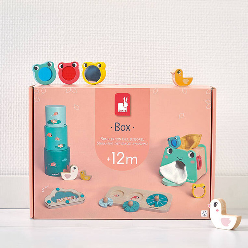 Janod - Set of educational toys Box 12 months
