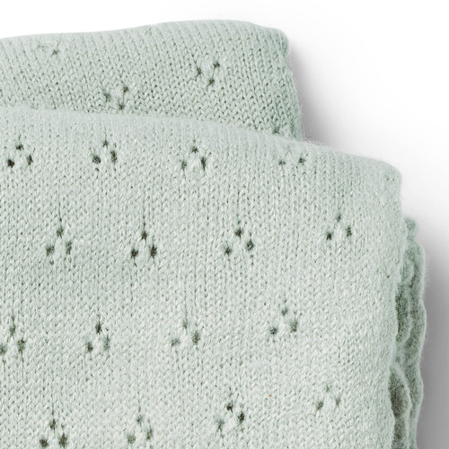 Elodie Details - Pointelle Blanket - Mineral Green