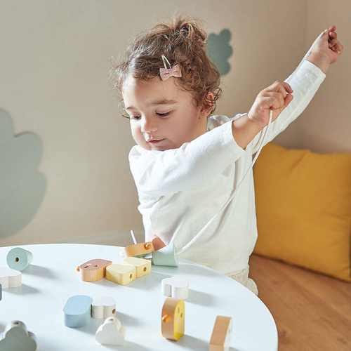 Janod - Nawlekanka z drewnianymi ptaszkami Sweet Cocoon 2+