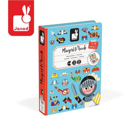 Janod - Magnetic puzzle. Costumes Boy Magnetibook collection 2018