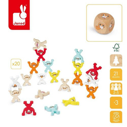 Janod - Skill game Monkey Pyramid 3+