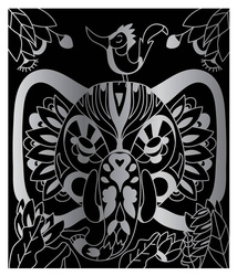 Janod - Creative set for scratching Animals of the world 5+