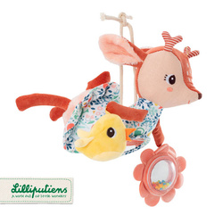 LILLIPUTIENS Multifunctional cuddly toy for hanging, Deer Stella, 3 m+