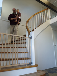 Baby Dan - Safety gate Mona, Wood 