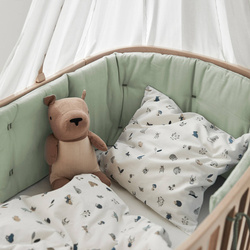 LEANDER - bumper for CLASSIC™ Baby Cot, sage green