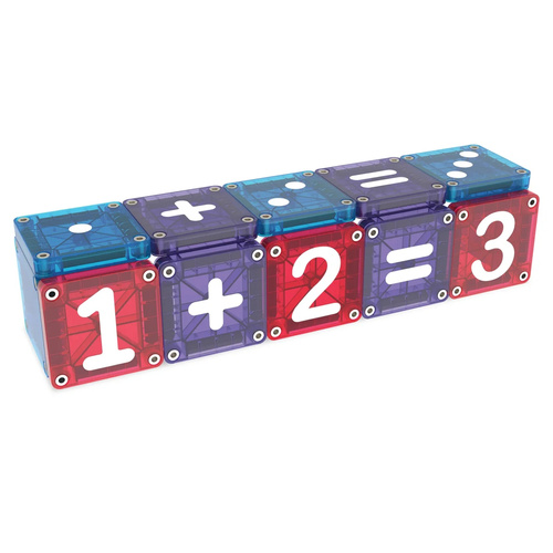 MAGNA-TILES - magnetic blocks microMAGS LEARN Numbers 56 pcs.