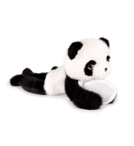 DOUDOU - magnetic plush Podcoll Panda, Histoire d'Ours, 30 cm, black and white