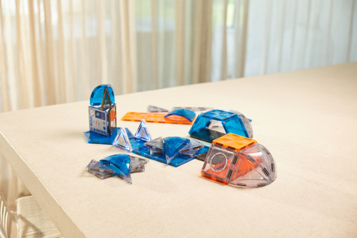 CLEVERCLIXX – Space Mission Pack magnetic tiles – 47 pieces