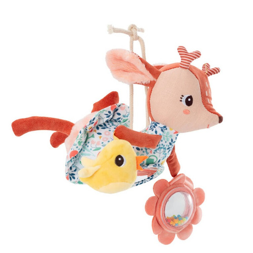 LILLIPUTIENS Multifunctional cuddly toy for hanging, Deer Stella, 3 m+