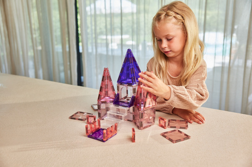 CLEVERCLIXX – Princess Palace Pack magnetic building blocks – 38 pieces