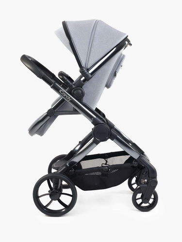 iCandy Peach 7 Pushchair and Carrycot Light Grey - Complete Bundle