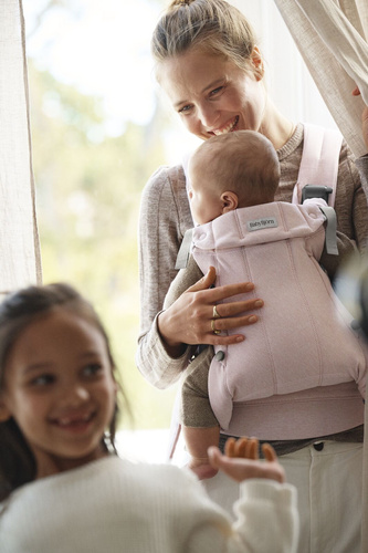 BABYBJORN - Baby Carrier Harmony, Woven, Light pink mélange