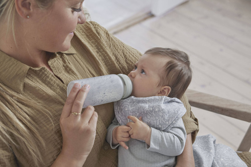 Elodie Details - Glass Feeding Bottle - Monkey Sunrise